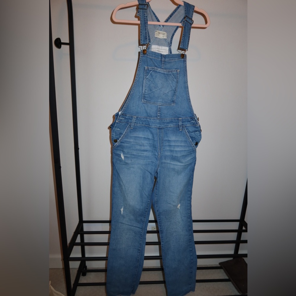 Current Elliott Charley Denim Overall - Like New - Size 2 fits like a 6-8.